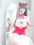 [Cosplay] 女主K 圣诞麋鹿 [100P1V-460MB]