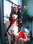 [Cosplay] 女主K 圣诞麋鹿 [100P1V-460MB]