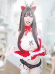 [Cosplay] 女主K 圣诞麋鹿 [100P1V-460MB]