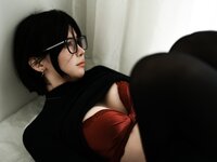 [Cosplay] 眼酱大魔王w 2024年贺图 黑红 [41P-525MB]