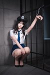[Cosplay] 轩萧学姐 女警官 黑丝+肉丝 [170P-2.37GB]