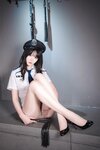 [Cosplay] 轩萧学姐 女警官 黑丝+肉丝 [170P-2.37GB]