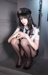 [Cosplay] 轩萧学姐 女警官 黑丝+肉丝 [170P-2.37GB]