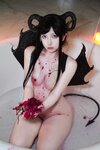 [Cosplay] 小和甜酒 浴缸 (恶魔+虎鲸+蓝色小狗) [80P-915MB]