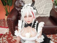 [Cosplay] KANEKO_咔喵 埃吉尔女仆 [37P3V-2.4GB]