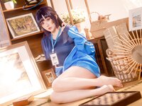 [Cosplay] 星之迟迟 2025年06月计划E 蔚蓝档案 早濑优香体操服 [69P1V-1.24GB]
