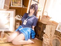 [Cosplay] 星之迟迟 2025年06月计划E 蔚蓝档案 早濑优香体操服 [69P1V-1.24GB]