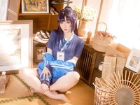[Cosplay] 星之迟迟 2025年06月计划E 蔚蓝档案 早濑优香体操服 [69P1V-1.24GB]
