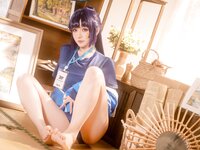 [Cosplay] 星之迟迟 2025年06月计划E 蔚蓝档案 早濑优香体操服 [69P1V-1.24GB]