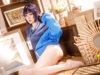 [Cosplay] 星之迟迟 2025年06月计划E 蔚蓝档案 早濑优香体操服 [69P1V-1.24GB]