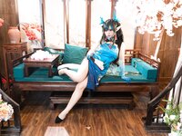 [Cosplay] 小和甜酒 &橙风千雅 年夕旗袍双人御守 [189P-792MB]