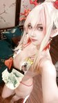 [Cosplay] 小和甜酒 &橙风千雅 年夕旗袍双人御守 [189P-792MB]