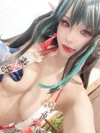 [Cosplay] 小和甜酒 &橙风千雅 年夕旗袍双人御守 [189P-792MB]