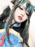 [Cosplay] 小和甜酒 &橙风千雅 年夕旗袍双人御守 [189P-792MB]