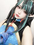 [Cosplay] 小和甜酒 &橙风千雅 年夕旗袍双人御守 [189P-792MB]