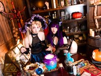 [Cosplay] 小和甜酒 &橙风千雅 魔女猫咪 [118P-751MB]