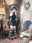[Cosplay] 小和甜酒 &橙风千雅 魔女猫咪 [118P-751MB]