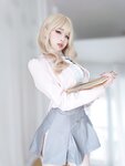 [Cosplay] 女主K 催眠傲娇的前辈 [78P-381MB]