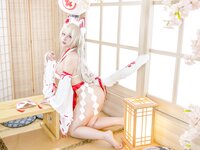 [Cosplay] KANEKO_咔喵 狐狸巫女 [41P2V-1.24GB]