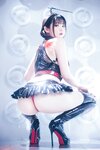 [Cosplay] 霜月shimo 2025年09月订阅 賽博黑天使 Cyber Black Angel [20P3V-97MB]
