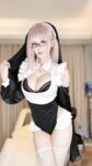 [Cosplay] 九言 修女2.0 [24P5V-286MB]