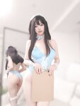 [Cosplay] 女主K 蓝色泳装女仆 [94P-362MB]
