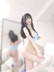 [Cosplay] 女主K 蓝色泳装女仆 [94P-362MB]