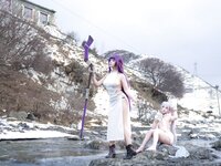 [Cosplay] 小和甜酒 &橙风千雅 菲伦 芙莉莲 [88P-569MB]
