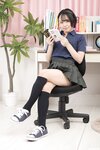 [Lovepop] Haru Kikuchi 菊池はる - L0784 Photoset 004 School Uniform (polo shirt)