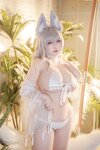[Cosplay] KANEKO_咔喵 碧蓝航线 信浓 泳装水着 [49P1V-1.7GB]
