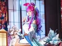 [Cosplay] KANEKO_咔喵 英雄联盟 灵魂莲华 阿狸 [17P1V-541MB]