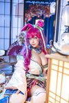 [Cosplay] KANEKO_咔喵 英雄联盟 灵魂莲华 阿狸 [17P1V-541MB]