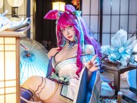 [Cosplay] KANEKO_咔喵 英雄联盟 灵魂莲华 阿狸 [17P1V-541MB]