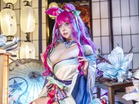 [Cosplay] KANEKO_咔喵 英雄联盟 灵魂莲华 阿狸 [17P1V-541MB]