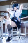 [Cosplay] 屿鱼 蔚蓝档案 妃咲 JK [61P-797MB]