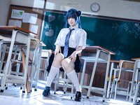 [Cosplay] 屿鱼 蔚蓝档案 妃咲 JK [61P-797MB]