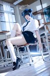 [Cosplay] 屿鱼 蔚蓝档案 妃咲 JK [61P-797MB]