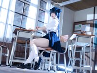 [Cosplay] 屿鱼 蔚蓝档案 妃咲 JK [61P-797MB]