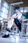 [Cosplay] 屿鱼 蔚蓝档案 妃咲 JK [61P-797MB]