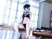 [Cosplay] 屿鱼 蔚蓝档案 妃咲 JK [61P-797MB]