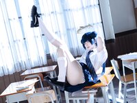 [Cosplay] 屿鱼 蔚蓝档案 妃咲 JK [61P-797MB]