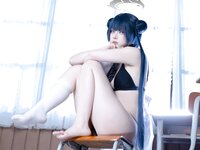 [Cosplay] 屿鱼 蔚蓝档案 妃咲 JK [61P-797MB]