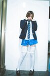 [Cosplay] 柒柒要乖哦 深夜公园JK [35P-311MB]