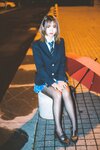 [Cosplay] 柒柒要乖哦 深夜公园JK [35P-311MB]
