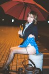 [Cosplay] 柒柒要乖哦 深夜公园JK [35P-311MB]