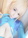 [Cosplay] Yui Okada 岡田ゆい - Zero Suit Leak Fantasy ピッタリゼロスーツでダダ漏れおな♡