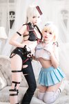 [Cosplay] Momoko葵葵 &瓜希酱 FATE 黑白贞德 [60P-817MB]