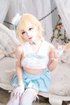 [Cosplay] Momoko葵葵 &瓜希酱 FATE 黑白贞德 [60P-817MB]
