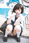 [Cosplay] 柒柒要乖哦 乐园JK [37P-400MB]