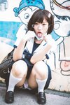 [Cosplay] 柒柒要乖哦 乐园JK [37P-400MB]